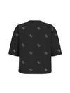 T-SHIRT DONNA - GUESS ATHLEISURE NERO - V6GI18 K2985 2