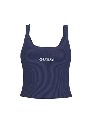 TOP DONNA - GUESS ATHLEISURE BLU - V6GP16 K3180 1
