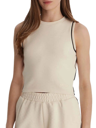 TOP DONNA - GUESS ATHLEISURE BIANCO - V6GP17 K3215 1