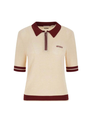 FELPA DONNA - GUESS ATHLEISURE BEIGE - V6GR04 Z0725