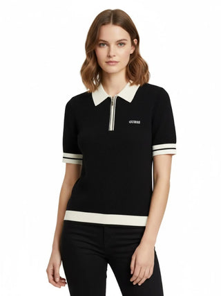 FELPA DONNA - GUESS ATHLEISURE NERO - V6GR04 Z0725 2