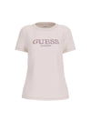 DAMEN-T-SHIRT - GUESS ATHLEISURE CREAM - V6RI11 J1314 1