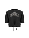 DAMEN-T-SHIRT - GUESS ATHLEISURE SCHWARZ - V6RI14 I3Z14 1