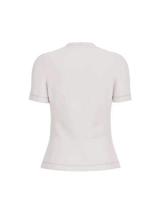 DAMEN-T-SHIRT - GUESS ATHLEISURE WEISS - V6RI15 J1314 2