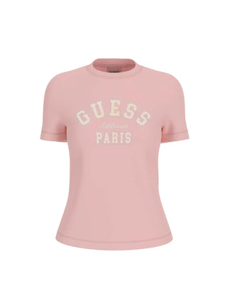 DAMEN-T-SHIRT - GUESS ATHLEISURE PINK - V6RI15 J1314 1