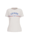 DAMEN-T-SHIRT - GUESS ATHLEISURE WEISS - V6RI16 I3Z14 1