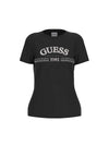 DAMEN-T-SHIRT - GUESS ATHLEISURE SCHWARZ - V6RI16 I3Z14 1