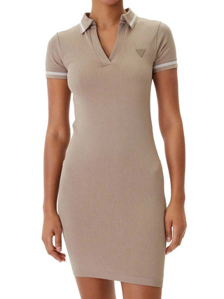 DAMENKLEID - GUESS ATHLEISURE BEIGE - V6RK02 Z4692
