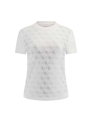 DAMEN-T-SHIRT - GUESS APPAREL WEISS - W4BI26 J1314