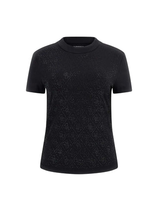 DAMEN-T-SHIRT - GUESS APPAREL SCHWARZ - W4BI26 J1314