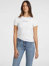 DAMEN-T-SHIRT - GUESS JEANS WEISS - W4YI01 J1314 2