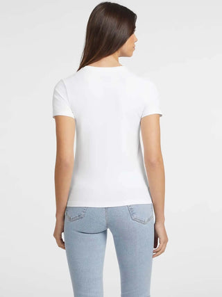 DAMEN-T-SHIRT - GUESS JEANS WEISS - W4YI03 J1314 3