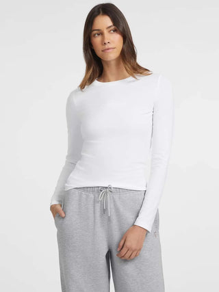 DAMEN-T-SHIRT - GUESS JEANS WEISS - W4YI22 J1314 2