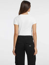 DAMEN-T-SHIRT - GUESS JEANS WEISS - W4YI23 J1314 3