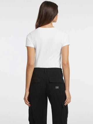 DAMEN-T-SHIRT - GUESS JEANS WEISS - W4YI23 J1314 3