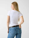 T-SHIRT DONNA - GUESS JEANS BIANCO - W4YI64 KA0H1 3