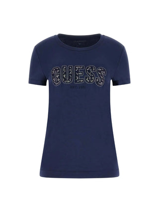 T-SHIRT DONNA - GUESS APPAREL BLU - W5GI04 J1314