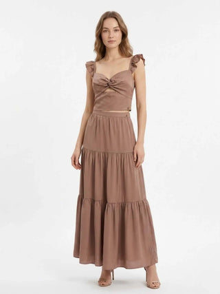 GONNA DONNA - GUESS APPAREL COGNAC - W6GD33 W1855 3