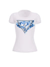 T-SHIRT DONNA - GUESS APPAREL BIANCO - W6GI11 K3026 1