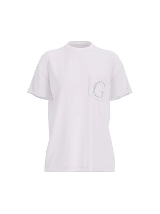 T-SHIRT DONNA - GUESS APPAREL BIANCO - W6GI17 K3037