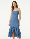 ABITO DONNA - GUESS APPAREL BLU - W6GK89 D0908 3