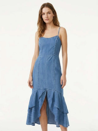 ABITO DONNA - GUESS APPAREL BLU - W6GK89 D0908 3