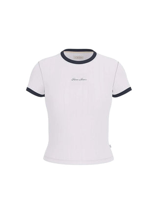 T-SHIRT DONNA - GUESS JEANS BIANCO - W6GPA9 KF641