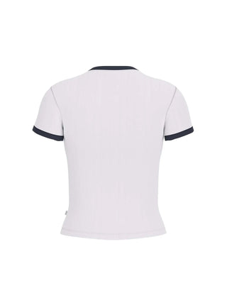 T-SHIRT DONNA - GUESS JEANS BIANCO - W6GPA9 KF641 2