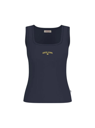 T-SHIRT DONNA - GUESS JEANS BLU - W6GPZ2 KA0H1