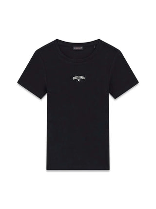 T-SHIRT DONNA - GUESS JEANS NERO - W6GPZ3 KA0H1