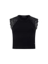 TOP DONNA - GUESS APPAREL NERO - W6GZ01 Z0606 1