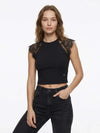 TOP DONNA - GUESS APPAREL NERO - W6GZ01 Z0606 2