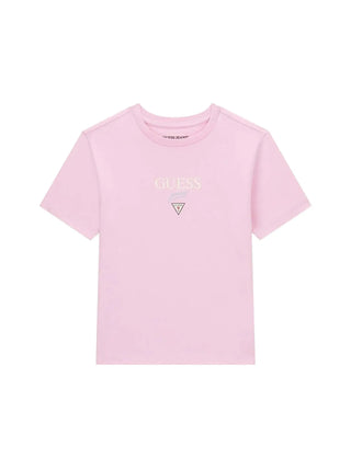 DAMEN-T-SHIRT - GUESS JEANS PINK - W6RI15 J1314
