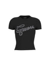 DAMEN-T-SHIRT - GUESS APPAREL SCHWARZ - W6RI22 KA0H1 1