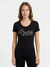DAMEN-T-SHIRT - GUESS APPAREL SCHWARZ - W6RI24 J1314 2