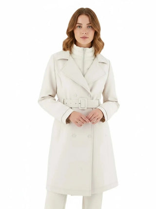 Damen-Trenchcoat - Guess Apparel Weiß - W6RL53 WL942 3