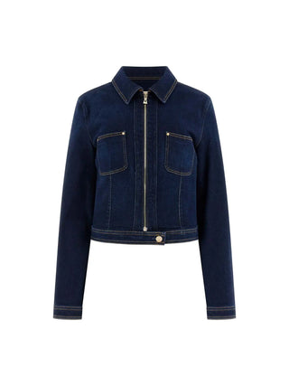 DAMENJACKE - GUESS APPAREL BLAU - W6RN76 D6881