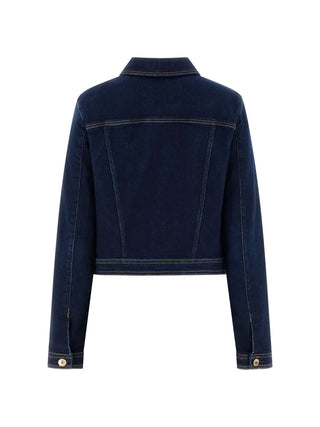 DAMENJACKE - GUESS APPAREL BLAU - W6RN76 D6881 2