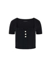 DAMEN-TOP - GUESS APPAREL SCHWARZ - W6RP08 KCBO2 1