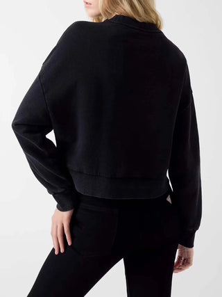 Damen-Sweatshirt - Guess Jeans Schwarz - W6RQ04 KCPR1 2