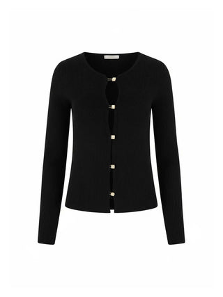 DAMEN-SCARDIGAN - GUESS APPAREL SCHWARZ - W6RR35 Z0132