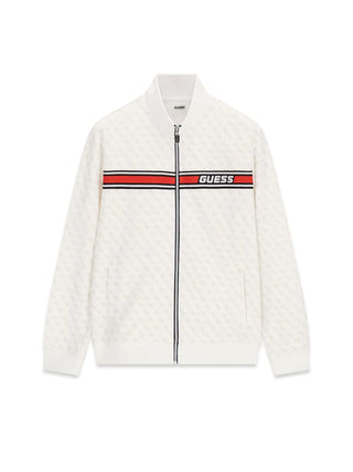 Herren-Sweatshirt - Guess Athleisure Weiß - Z2BQ06 K7122