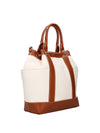 BORSA A MANO DONNA - CAFE NOIR CUOIO - C3MB1006 3