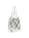 BORSA A SPALLA DONNA - CAFE NOIR ARGENTO-BIANCO - C3MG1021 2