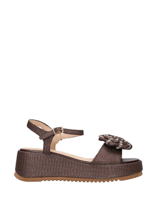 SANDALO DONNA - SWISH MARRONE - 6061