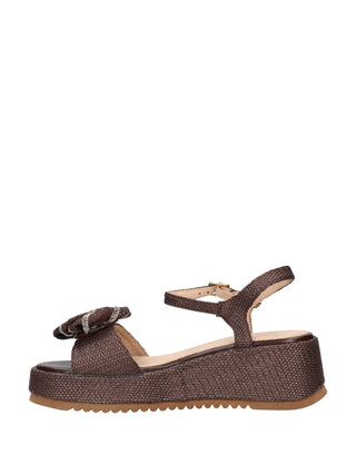 SANDALO DONNA - SWISH MARRONE - 6061 4