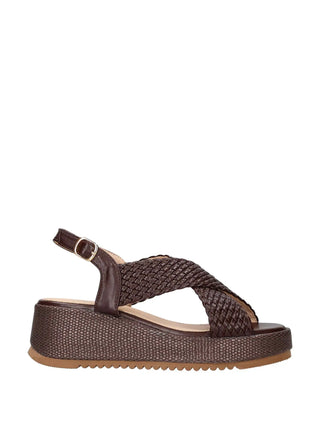SANDALO DONNA - SWISH MARRONE - 6064 1