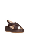 SANDALO DONNA - SWISH MARRONE - 6064 2