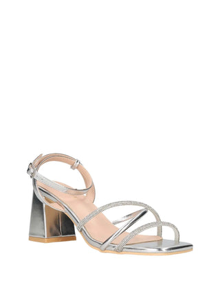 SANDALO DONNA - SWISH ARGENTO - 6072 2