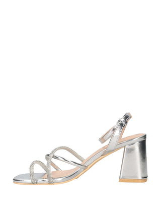 SANDALO DONNA - SWISH ARGENTO - 6072 4